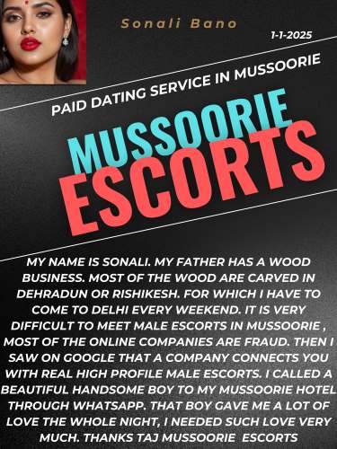 Mussoorie Escort Service Client Review 1